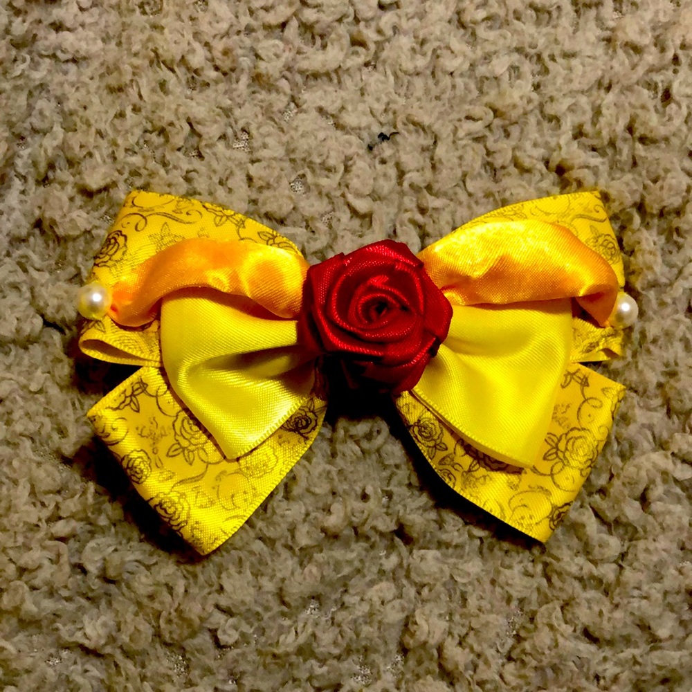 Hot Topic Beauty and the Beast Bow